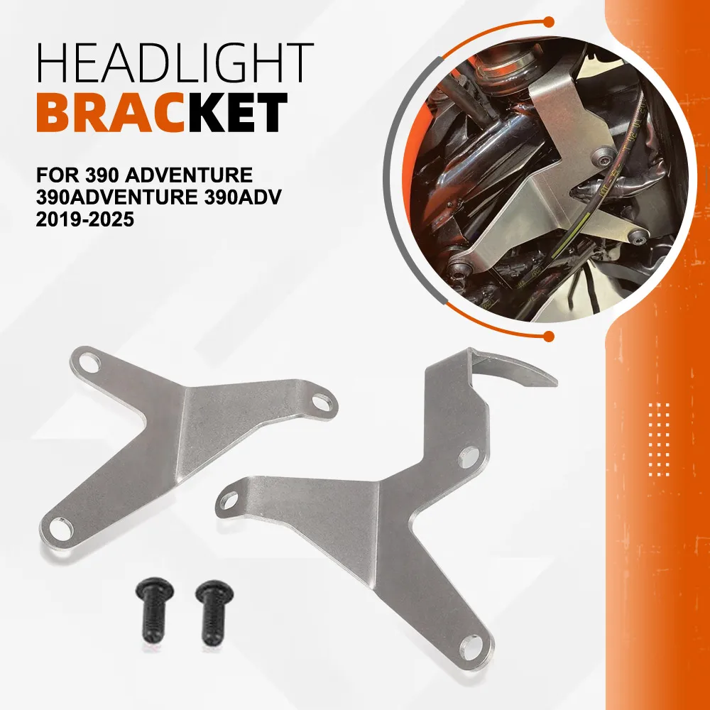 

FOR 390 ADVENTURE 390ADVENTURE 390ADV 2019-2022 2023 2024 2025 Motorcycle Accessories Headlight Brace Set Reinforcement Brackets
