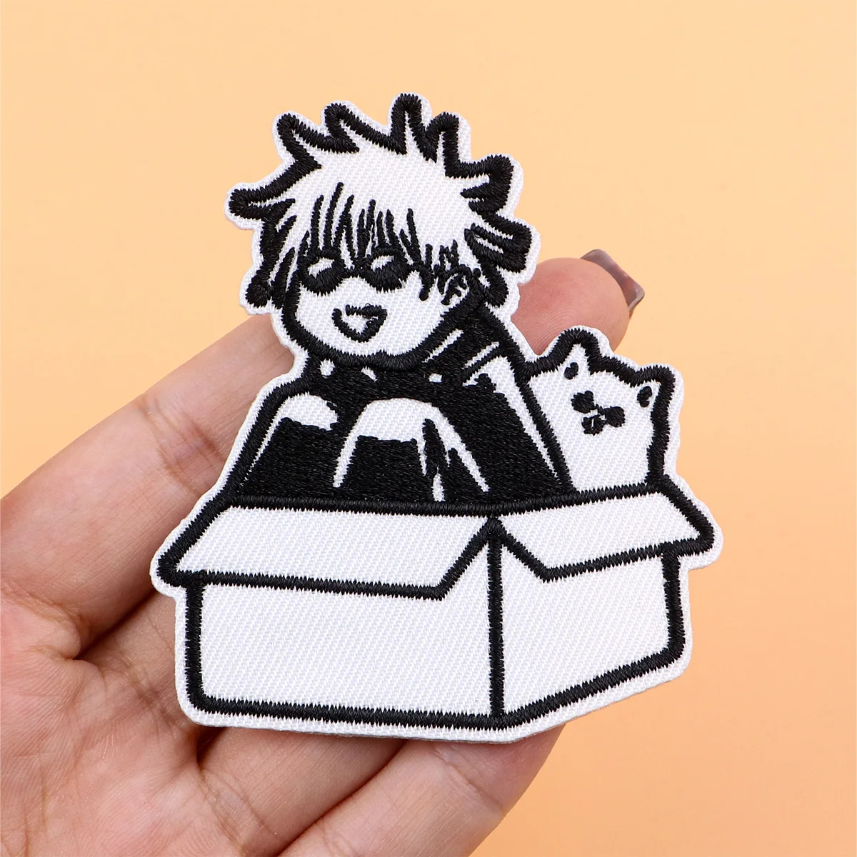Cartoon-Charakter-Zitate, bestickte Aufnäher für Kleidung, Jacken, Anime-Aufnäher, DIY-Aufnäher zum Aufbügeln, Applikation, Zubehör, Aufkleber