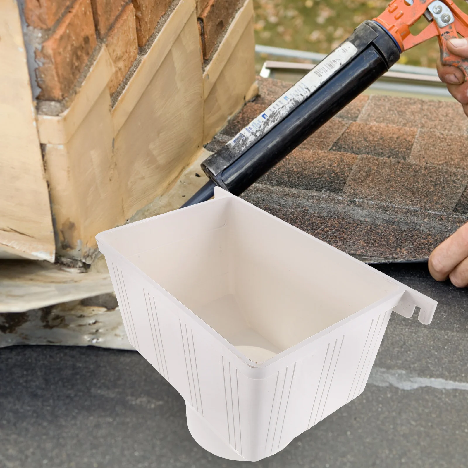 Esgoto Funil Balde Filtro, Dreno Tubo Acessórios, Beirais Rainwater PVC, Barrel Gutter