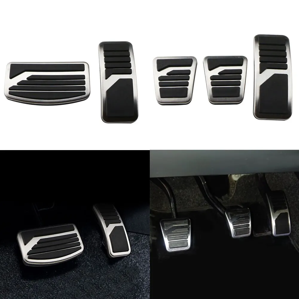 AT MT Car Foot Pedal For Mitsubishi Pajero Shogun Montero V20 V60 V73 V77 V80 V87 V93 V97 1991~2021 Brake No Drilling Pedal Pad