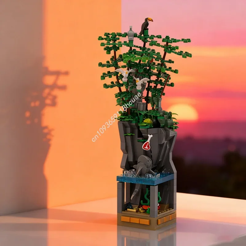 

448pcs MOC Hungry Jumping Shark Piratesed Model Building Christmas gift blocks Architecture Assemble idea Education toy Brick