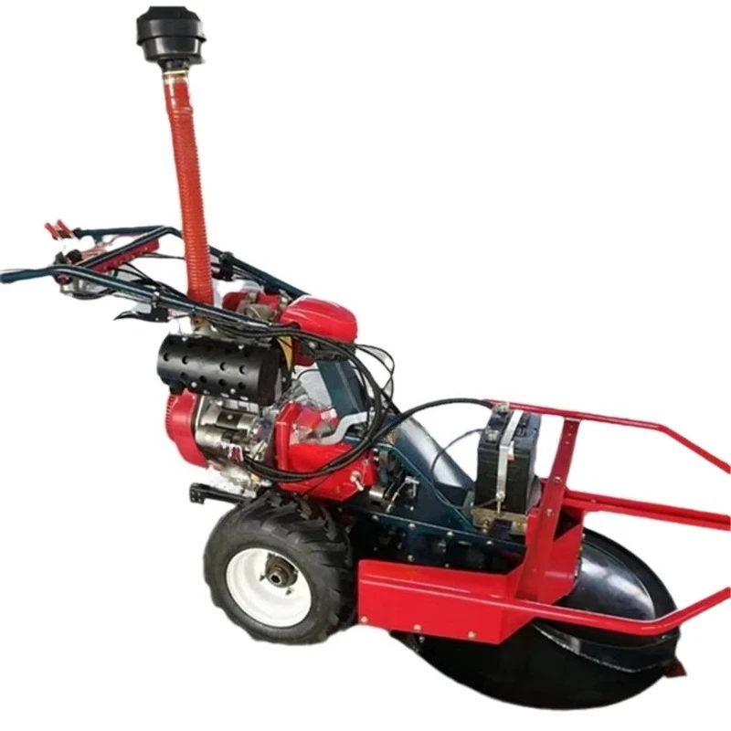 Multifunctional corn alfalfa harvesting disc self-propelled lawn mower sun mower