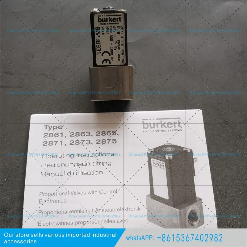 2871 Stainless Steel Solenoid Proportional Valve PWM Pulse Width Signal 00254982 Baode 254982