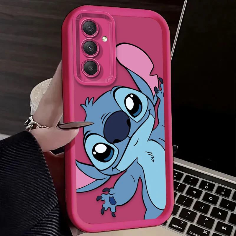 الكرتون ديزني غرزة الحال بالنسبة لسامسونج غالاكسي A54 A05 A05S A34 A24 A14 A53 A33 A23 A13 A52 A52S A32 A22 A12 A71 A51 A31 A50 eتوي #6