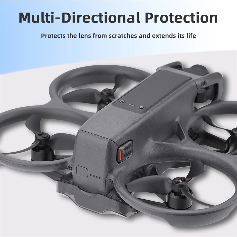 Gimbal Protector Cover Camera Lens Cap Compatible For AVATA 2 Drone Accessories Transparent Lens Cover Dust-proof Cap Protector