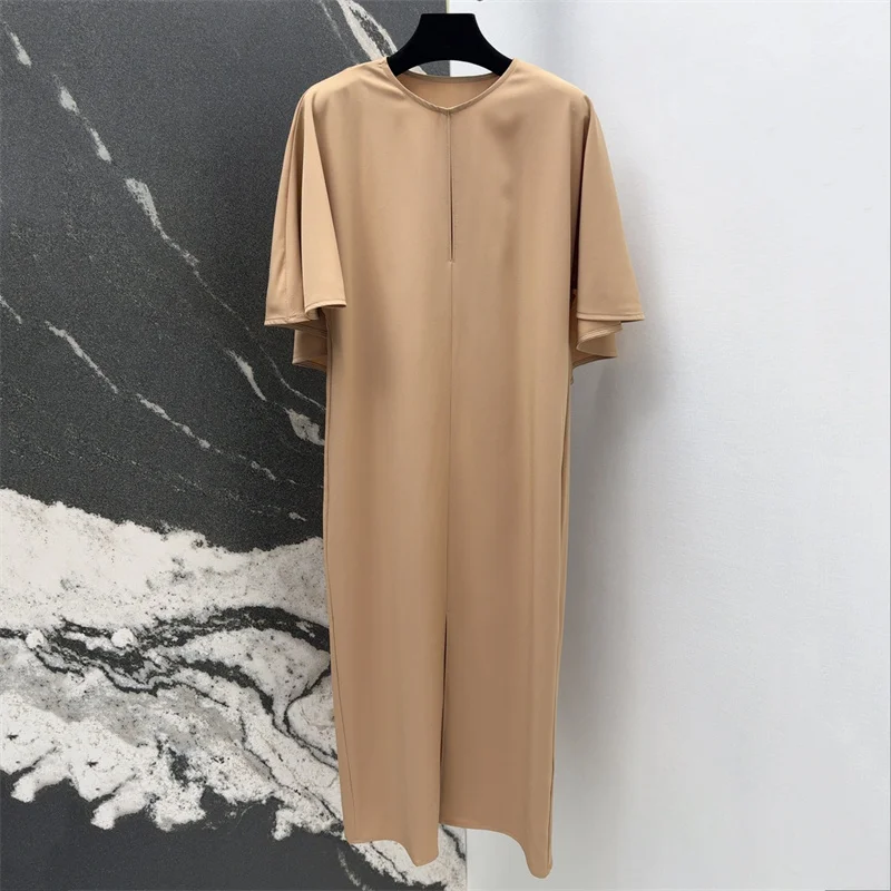 elegant party dresses woman 2024 Summer new Cape style shawl long dresses Leisure versatile vacation Chiffon dress Midi dresses