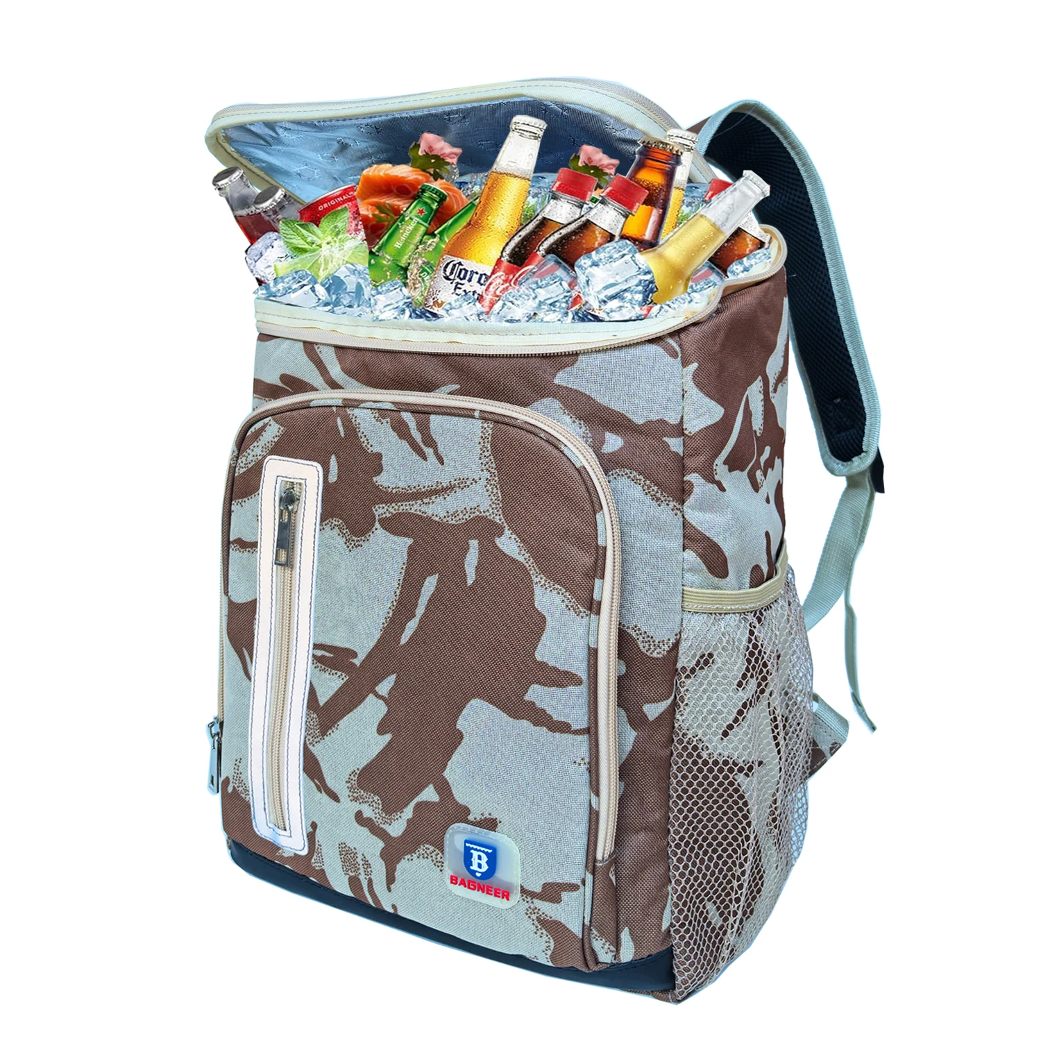 20L Outdoor Thermal Backpack Picnic Wine Beer Cooler Bag Leakproof Camping Drink Refrigerator Insulated Food Fresh Lunch Bag