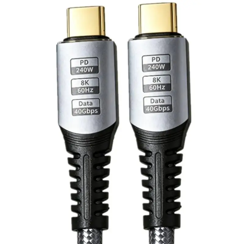 R53C Type C To C Data Cable 240W Enables Fast Charging And 40Gbps  Efficient Transfer
