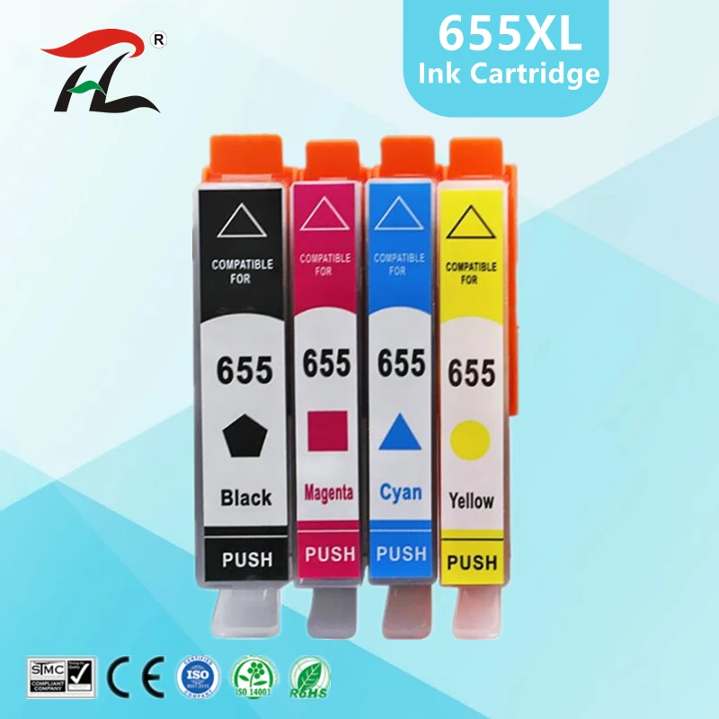 compativel para hp 655 para hp655 655xl cartucho de tinta tinta completa para hp deskjet 3525 5525 4615 4625 4525 6520 6525 6625 impressora 01