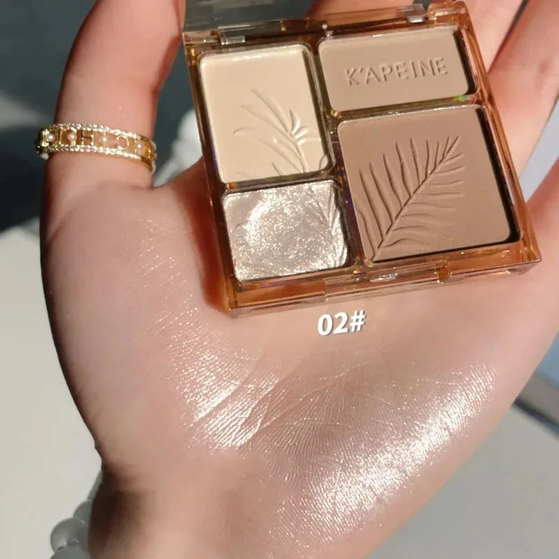 Rozświetlacz konturowy paleta do makijażu twarzy Bronzer Korea Illuminator kosmetyczny 3D konturowanie nosa cień do twarzy uroda puder do makijażu