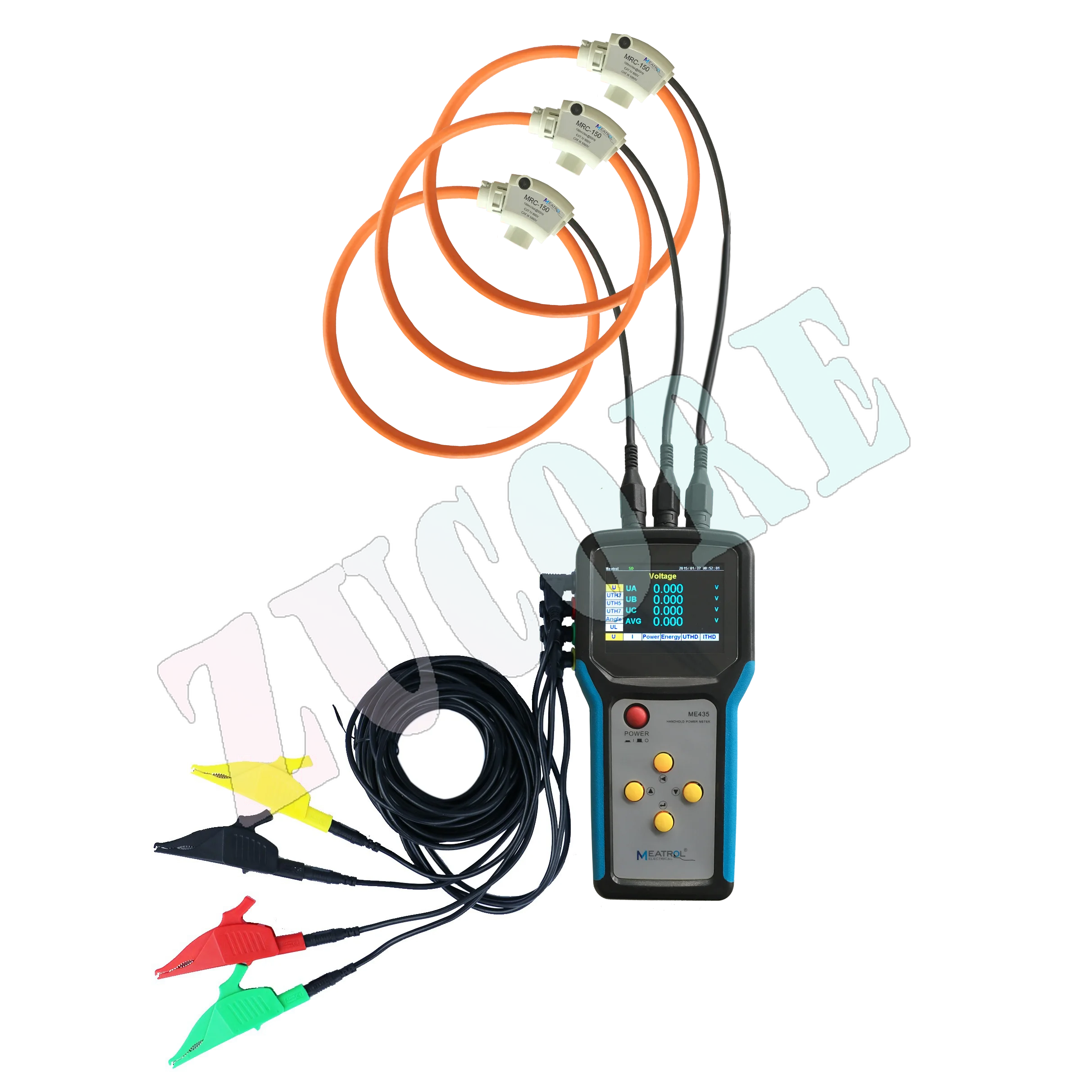 [مبيعات أبحاث المنتجات المباشرة] محلل طاقة/مقياس الملف المحمول ثلاثي الطور ME435، ملف روش