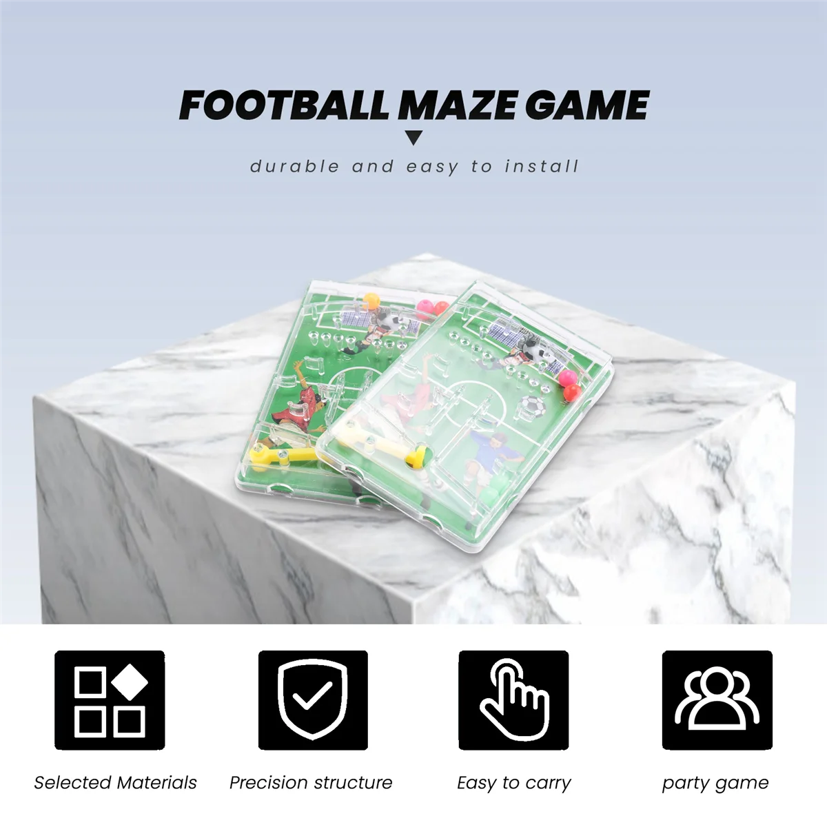 20pcs Football Party Favors Maze Game Boys Soccer Theme Birthday Party Decoration Kids Gift Toy SuppliesCYGJ