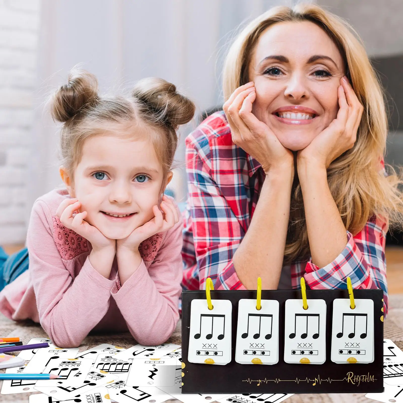 75 Piece Piano Flash Cards Complete Music Study Guide for Beginners Kids Learning Home Classroom Music Teacher Supplies Aids