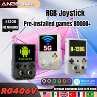 ANBERNIC RG406V Retro Handheld Game Video Player Console 4-inch IPS screen Android 13 Bluetooth WIFI 8G+128G 512G PSP PS2 Gift