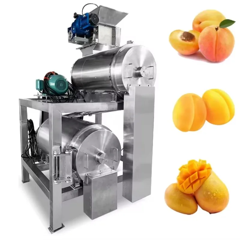 

Angel Juicer Blueberry Coconut Milk Line Single/Double Channel Mango Apricot Kiwi Juice Pulp Extractor Machine Fruit Vegetable