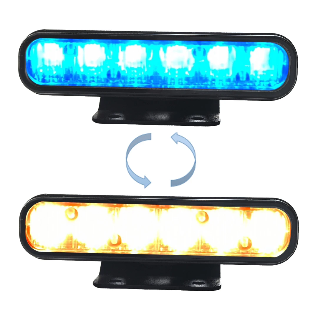 ION DUO 12V Motorcycle & ATV for HID Strobe Lights New Dual Color Warning Light for Enhanced Visibility in stock