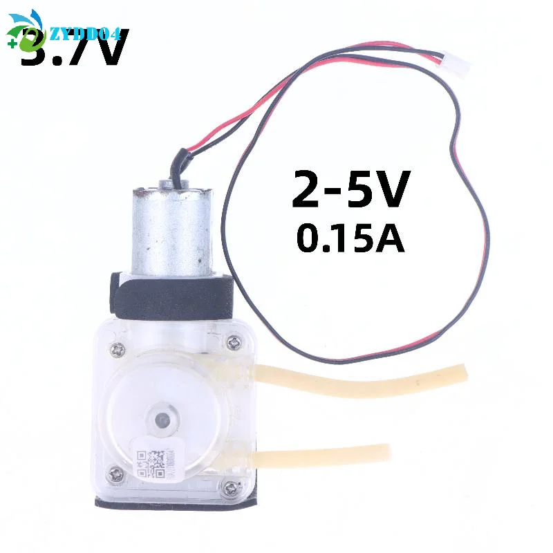 ●1Pcs Self Priming Pump Micro DC 3V 3.7V Peristaltic Water Pump Can Change Flow Direction Of Inlet And Outlet Small Liquid Pump