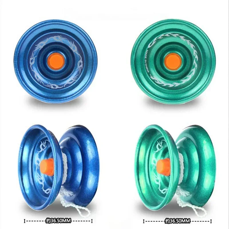 Professional Alumunum Alloy YoYo String Trick Yo-Yo Ball Classic Toys Y-axis Rotating Yoyo for Kids Simple Collectibles Toy