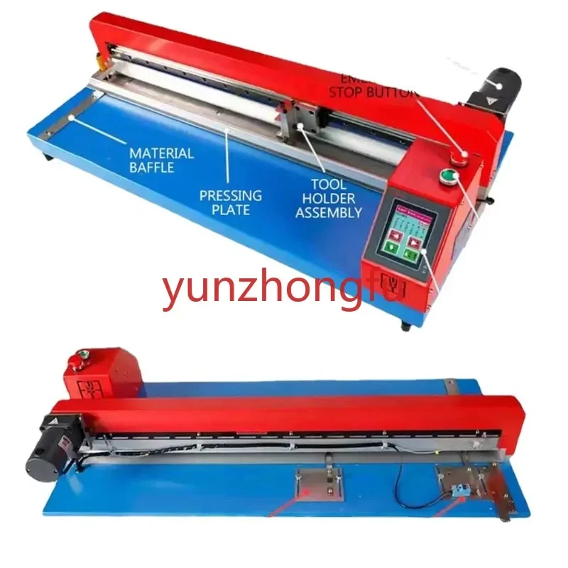 81cm Electric Cutting Slotting Machine Gray Board Cardboard Auto Proofing V-groove Grooving