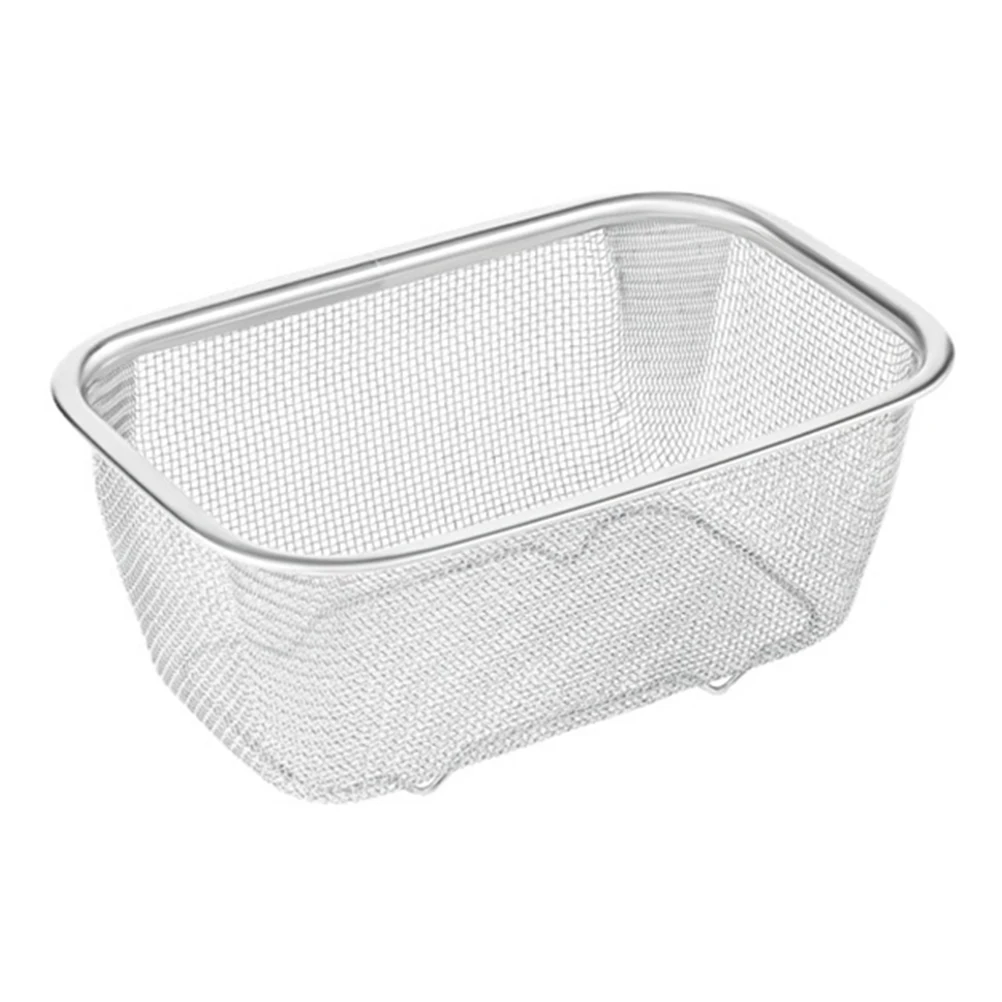 

Stainless Steel Frying Basket Mesh Tool Small Strainer Filter Food Baskets Deep Fryer Kitchen Practical Lightweight Easy