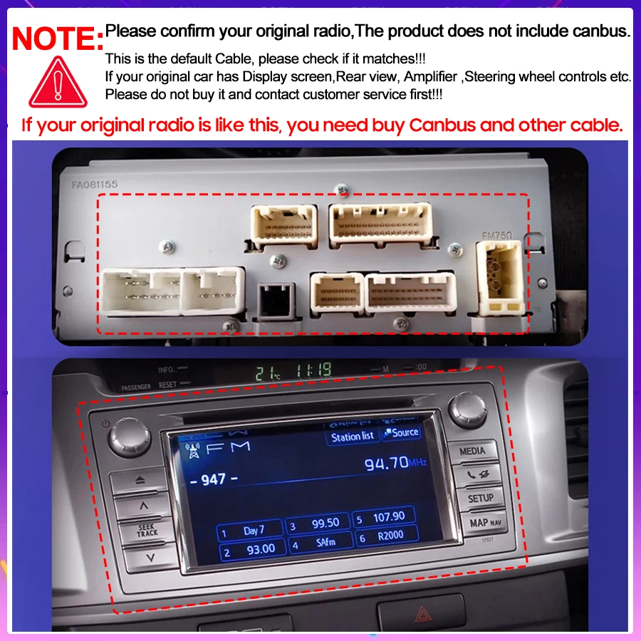 QSZN لتويوتا فورتشنر 1 AN50 AN60 هايلكس ريفو فيجو 2005-2014 راديو السيارة أندرويد 13 مشغل فيديو الوسائط المتعددة CarPlay Auto 4G GPS