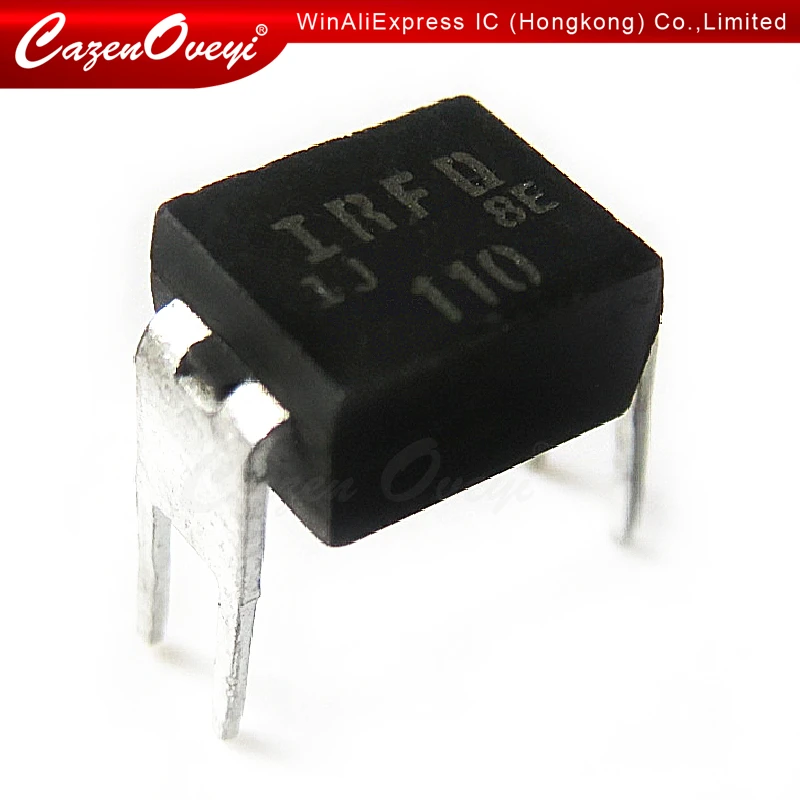 10pcs/lot IRFD110PBF IRFD110 DIP-4 1A 400V new original In Stock