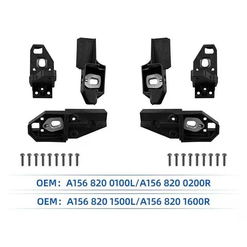 Ingenious-Front Headlight Bracket Repair Kits 1568200100 1568200200 For GLA Class X156 2013-2019 Headlamp RS Brack