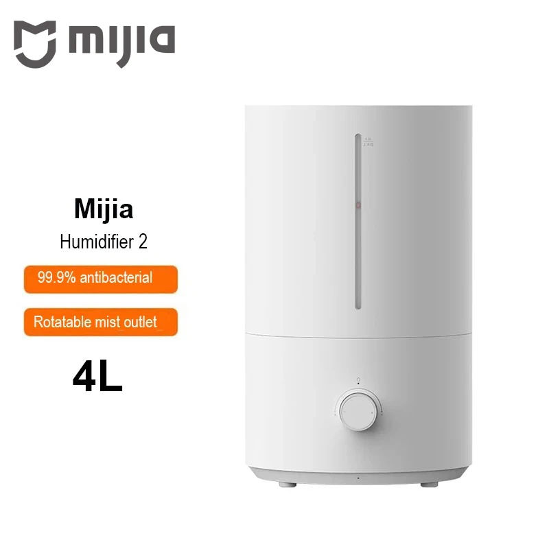 

Увлажнитель воздуха Mijia 2, 300 мл/ч, 4 л, большой объем, низкий уровень шума, для дома, контроль влажности