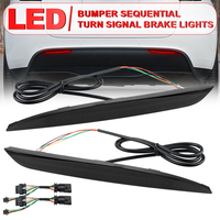 Led Rear Bumper Reflector Light Brake Tail Lamp Turn Signal Light Dynamic Driving Light Fog Lamp For Tesla Model Y 2020-2023 12V