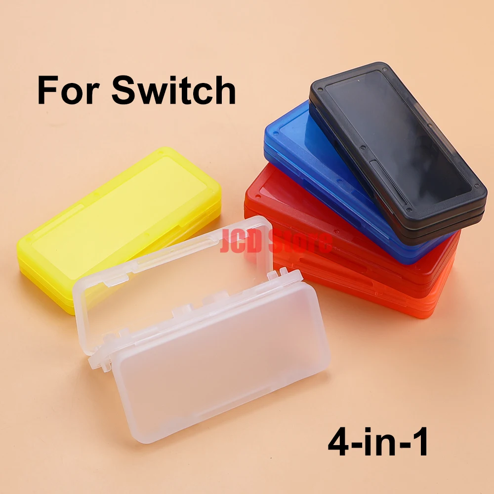For Micro SD Memory Cards Games Cards 4In1 For Switch Cartridge Slots Game Card Storage Box Game Card Storage Holder Case