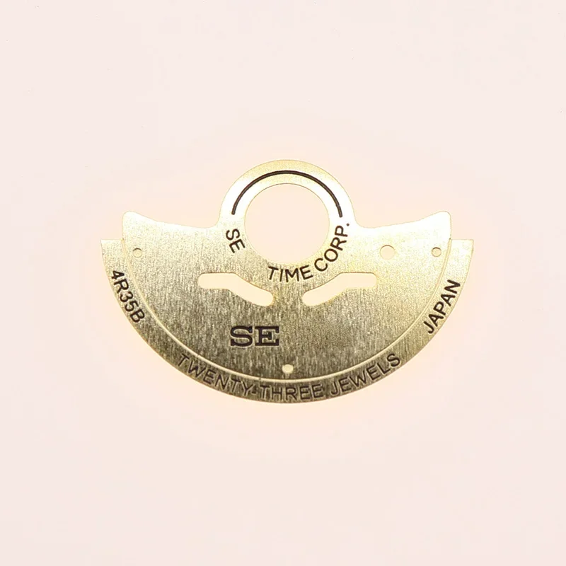 Silver Gold Wave Style NH35 Rotor Sticker Automatic Hammer for Seiko Mod Parts NH34 NH36 Modify Watch Spear Parts image 3