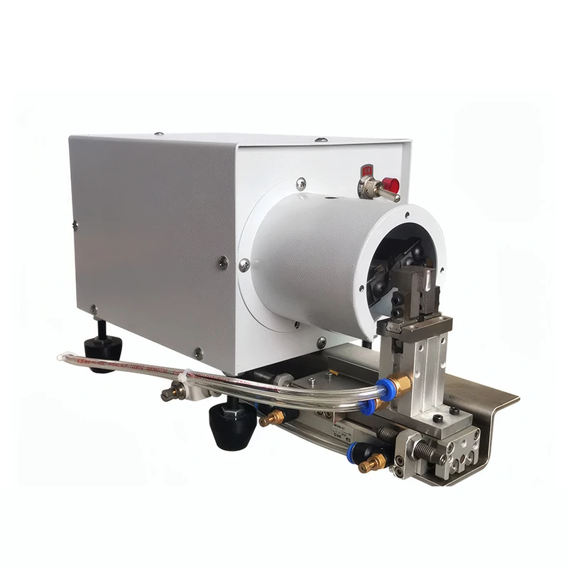 WJ-203 เครื่องปอกและบิดลวดแบบควั่นขนาดเล็กกึ่งอัตโนมัติขนาดเล็ก