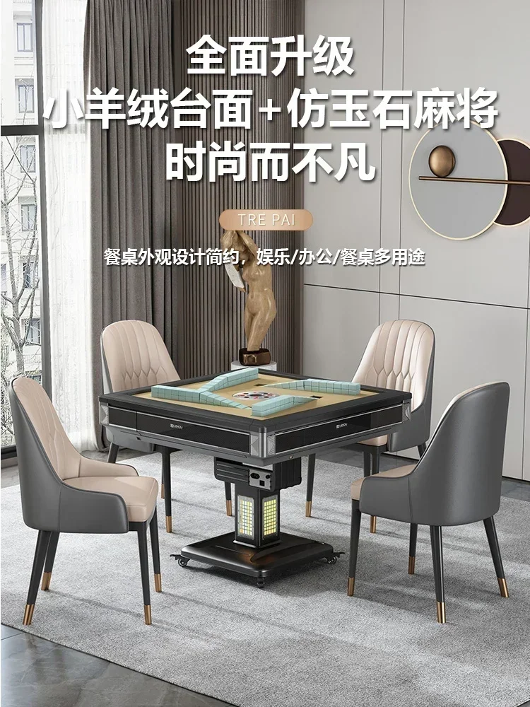 Mute Mahjong Machine Automatic Dining Table Folding Home Intelligent Modern Mahjong Table