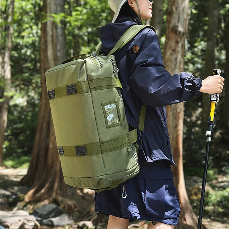 

Climbing Backpack Dry Wet Separation Outdoor Sports Gym Shoulder Bag with Shoes Pocket Large Luggage Pack Weekend Hiking Handbag