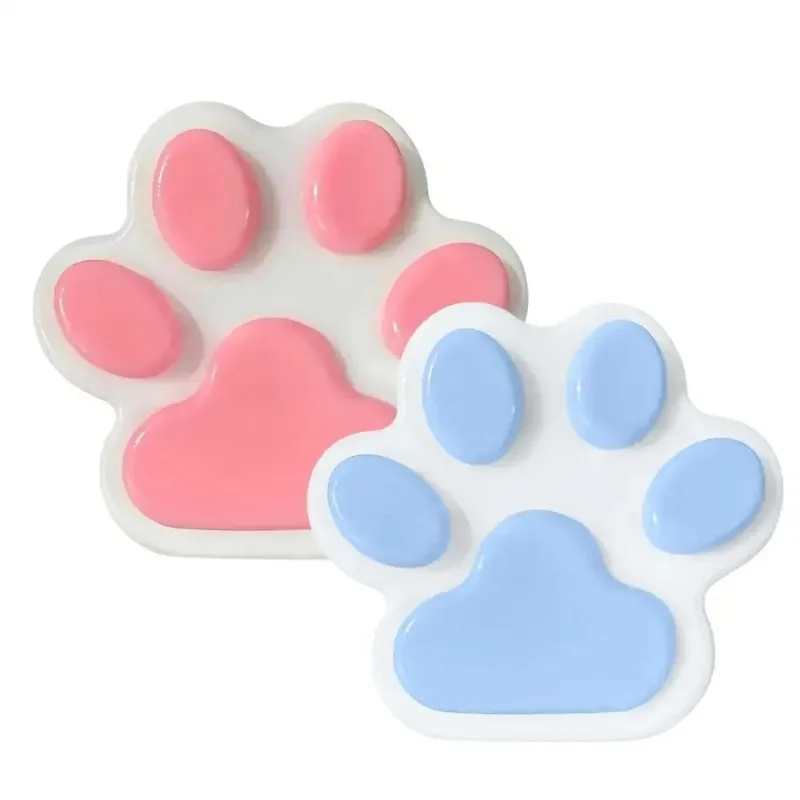 1PC Cat Paw Squeeze Toy Soft Sticky Silicone Stress Relief Decompression Pinching Toy for Adults Kids Stress Relief Toys