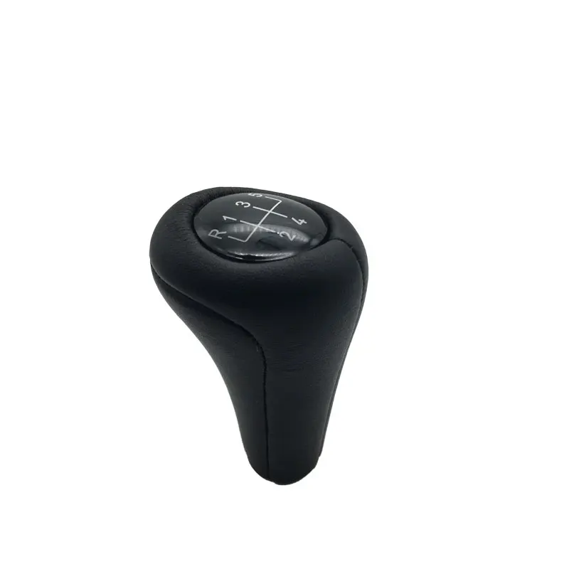 5/ 6 speed Car Gear Shift Knob With Real Leather For BMW 1 3 5 6 Series E30 E32 E34 E36 E38 E39 E46 E53 E60 E63 E83 E84 E90 E91