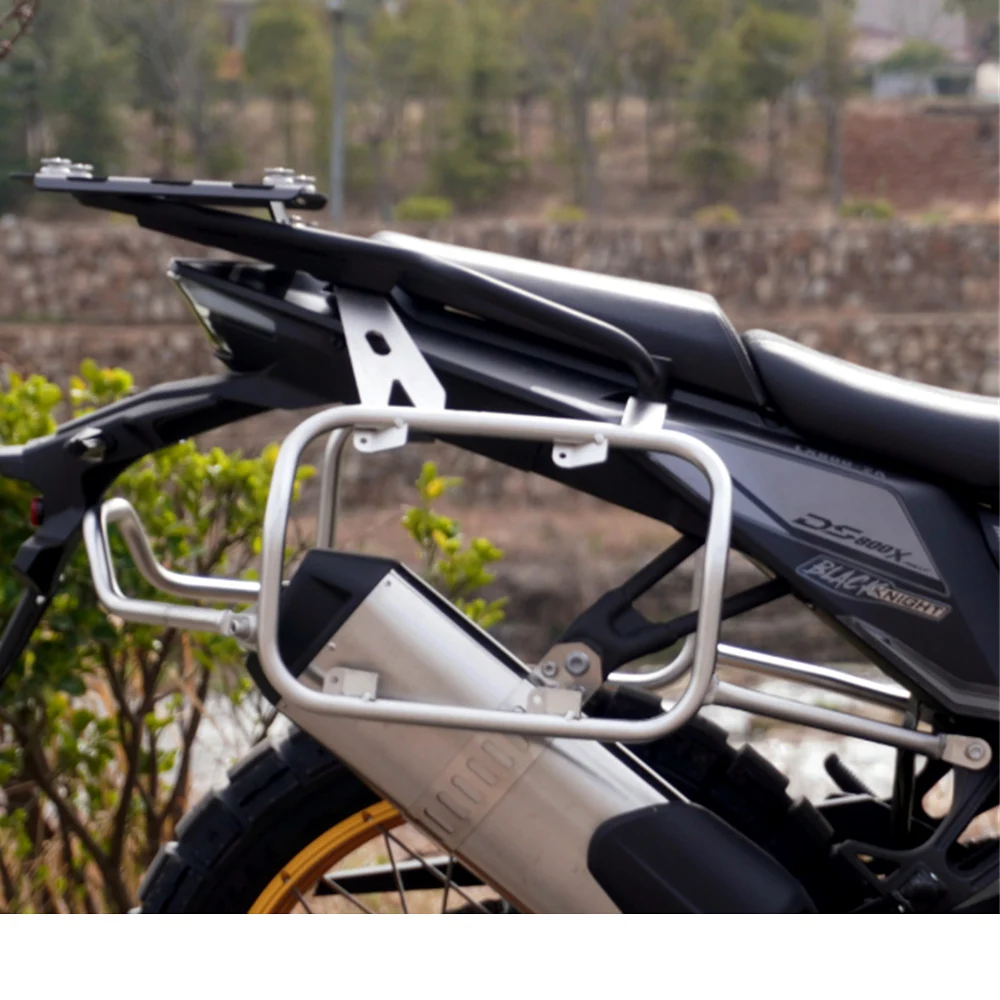 Side box bracket For VOGE DS800X Rally 800DSX luggage rack modification stainless steel side box bracket trunk three box bracket