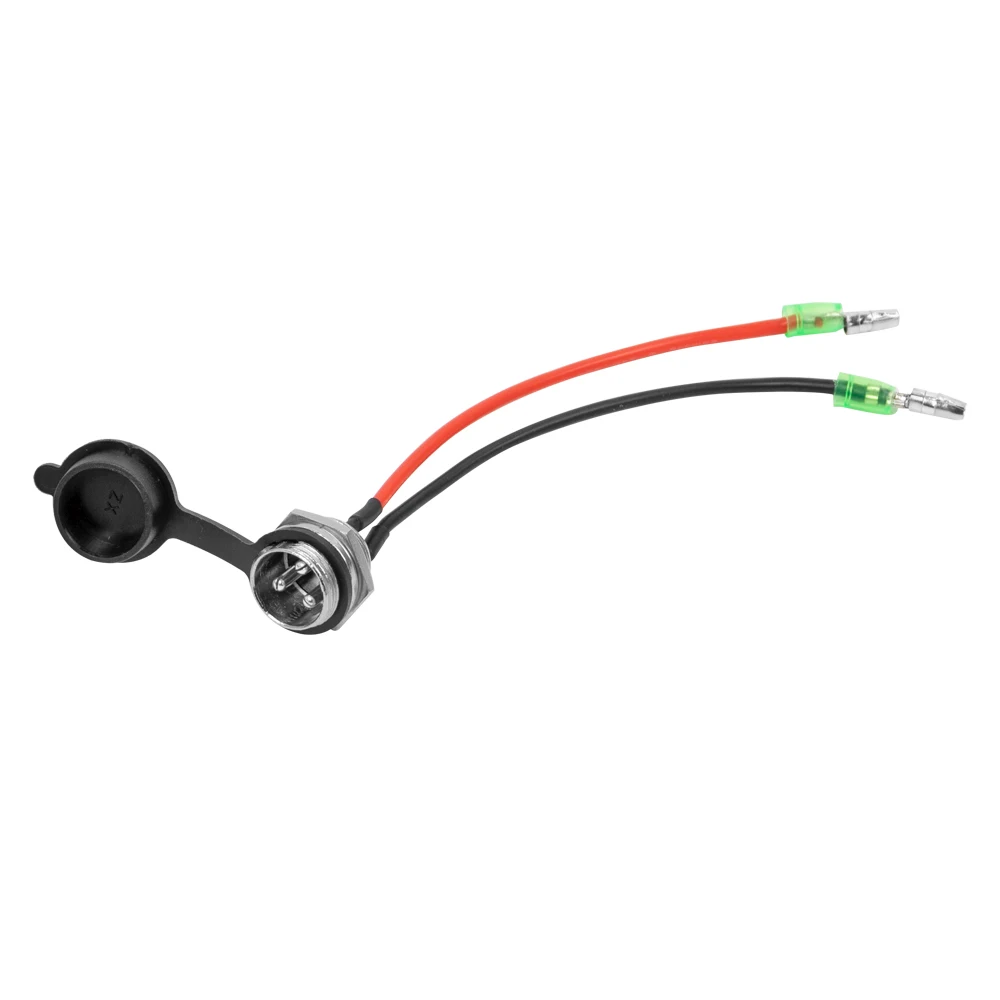 قابس منفذ شحن رأس T للسكوتر الكهربائي ، شاحن الطاقة ، موصل مقبس ذكر ، قابس أنثى ، KUGOO M4 PRO ، 3 دبوس