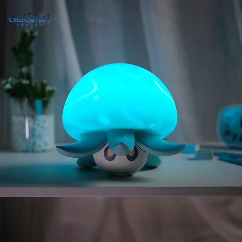 

Genshin Impact Pats Night Lights Anime Peripheral Mushroom Beast Series Plankton Mushroom Bedside Lights Cute Children Toy