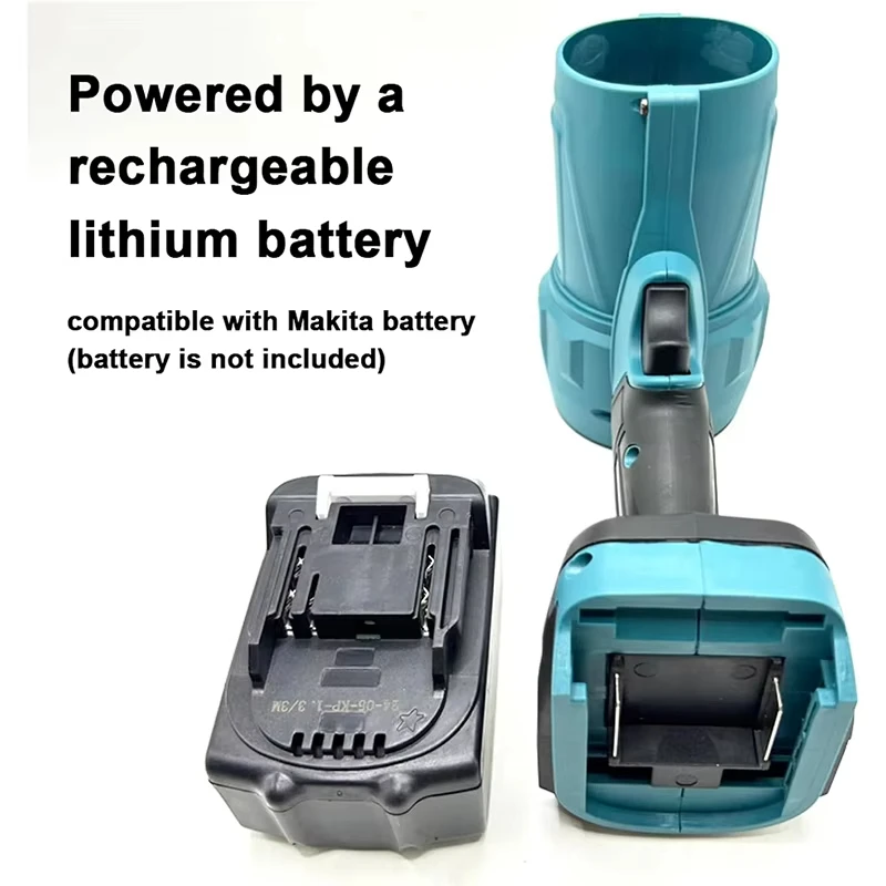 Вентилятор для Makita 18 В Dewalt 20 В, литиевые батареи, бесщеточный электрический воздуходувка, беспроводной струйный турбовентилятор, 200 м/с, жестокий вентилятор