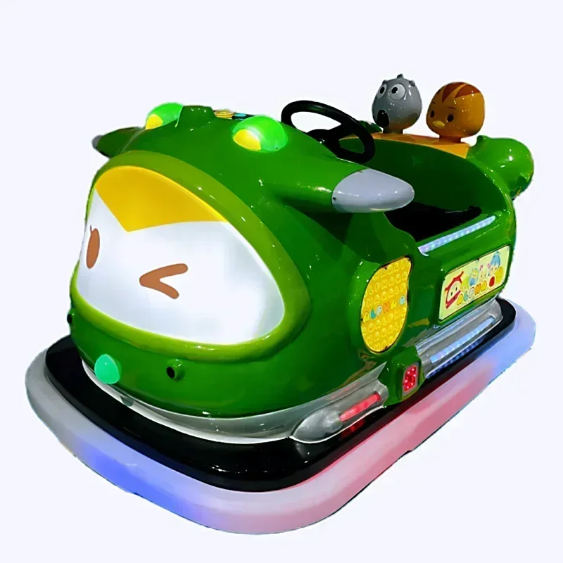 Colorful Fiberglass Entertainment Game Machine Amusement Park Children Ride 24V Battery Drive Bumper Car Shopping Mall Hot sales