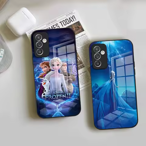 Disney Frozen Phone Case For Samsung S24 Ultra S23 S22 S20 Fe S21 Plus Galaxy A54 A34 A24 A53 M54 Note 20 Back Cover