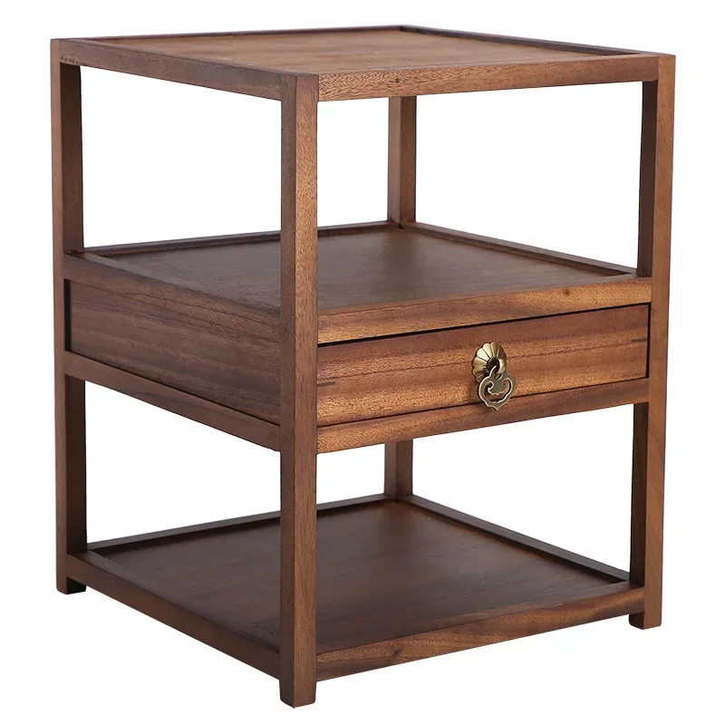 Walnut small coffee table simple moder