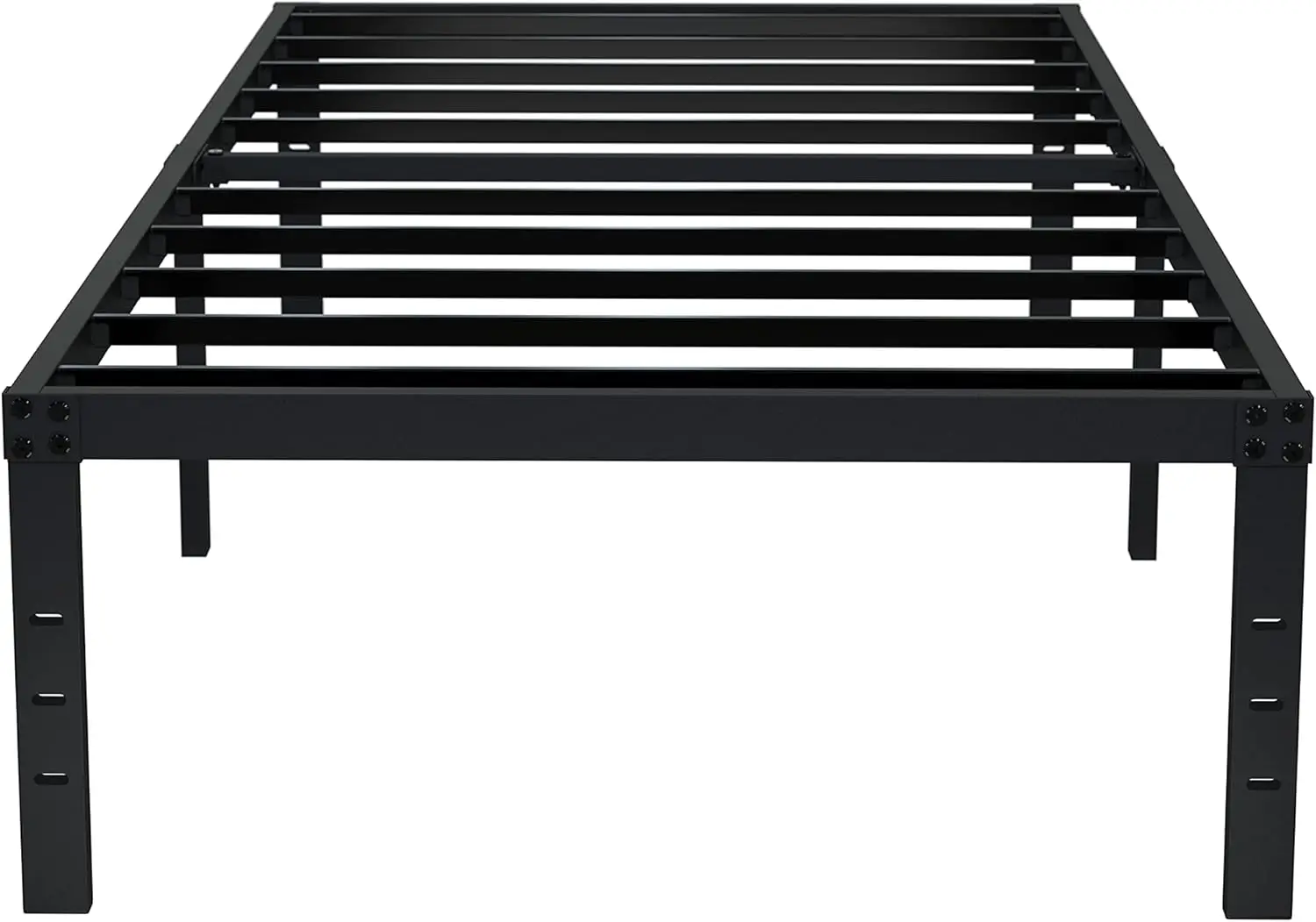 

16 Inch Twin XL Platform Bed Frame, Heavy Duty Metal, Noise Free & Easy Assembly, No Box Spring Needed, Black