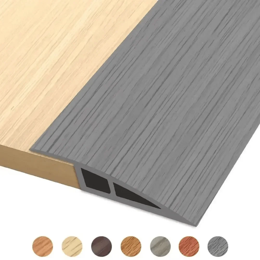1 Stück 1m/39,37 Zoll Bodenschwellenübergang, Bodenübergangsleisten, Dekorative Kantenabschlüsse für Laminat und Dünne Bodenbeläge