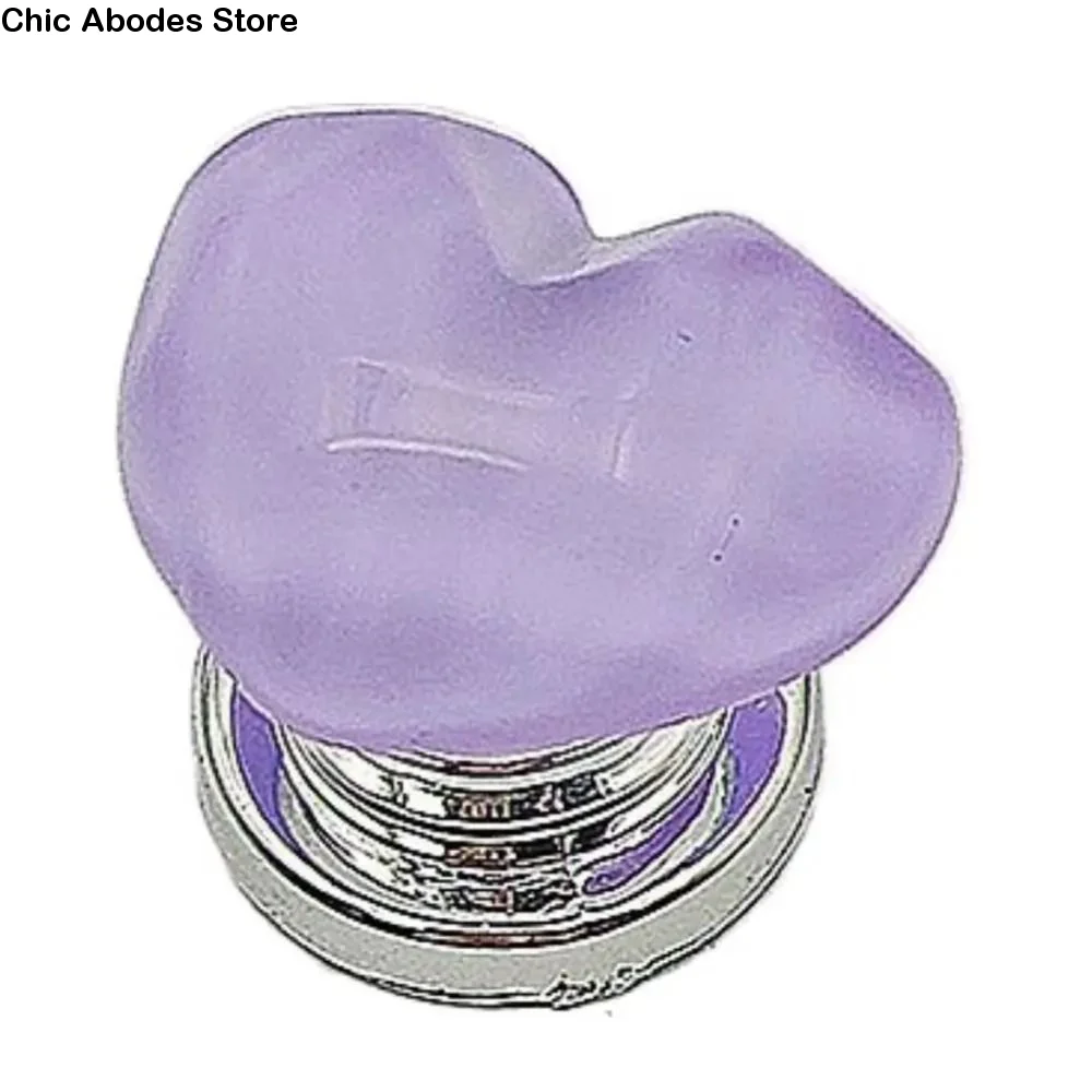 

Heart Shaped Toilet Press Button Creative Design Cute Style Toilet Flusher Self-Adhesive Nail Protector Tank Press Switch