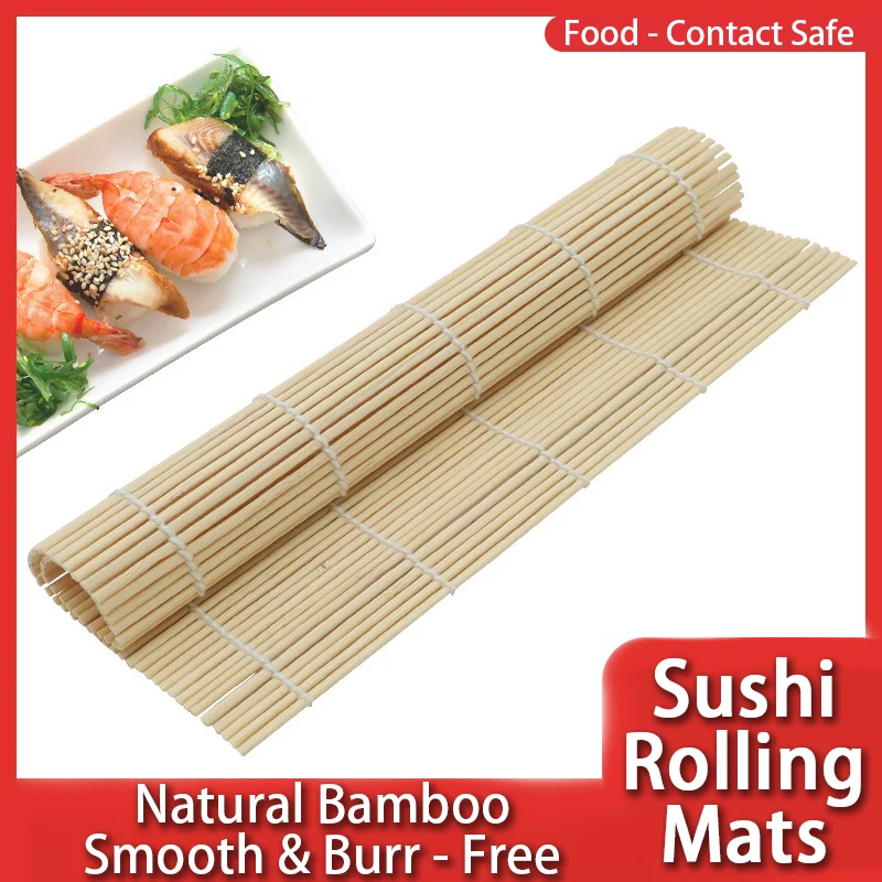 Kit para hacer sushi: cortina enrolladora de sushi, moldes para onigiri, molde para bolas de arroz, molde para formar rollos de arroz, molde para hacer rollos de sushi, set para rollos de sushi
