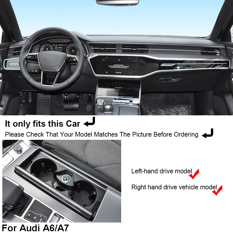 For Audi A6 C8 /A7 S6 2019-2023 Car Wireless Charger with Type-C Multi - Port Fast Mobile Phone Charging Adapter Car Accessorie