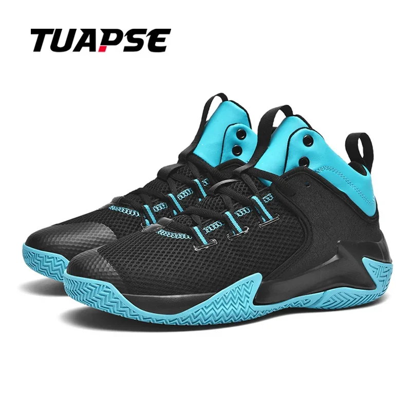 TUAPSE New Basketball Shoes For Men Breathable Cushioning Non-Slip Outdoor Sports Shoes Gym Training Athletic Basketball Sneaker