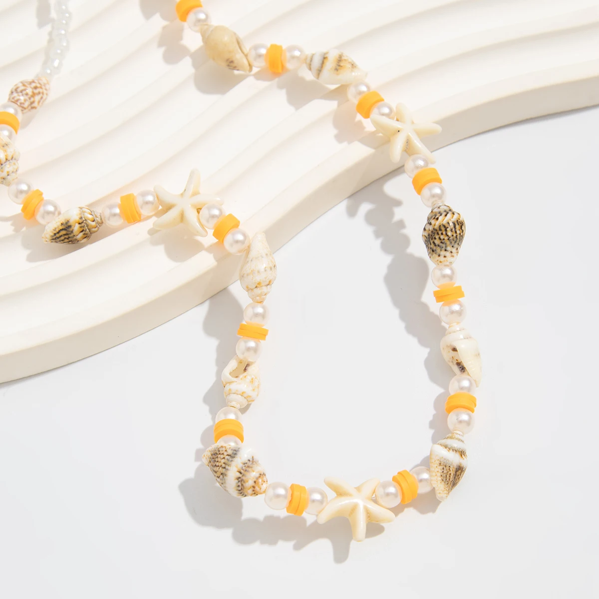 Ingemark Boho بسيط نجم البحر محارة البذور الخرز الخصر البطن سلسلة للنساء الصيف الشاطئ البيكينيات مهرجان Y2K مجوهرات للجسم هدية